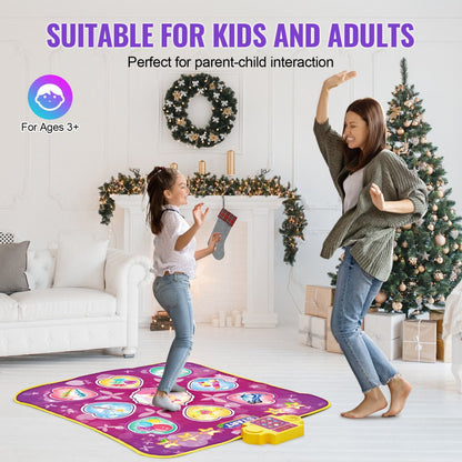 YQ3309 - Durable Dance Pad for Kids with 3 Modes & Non-Slip Surface