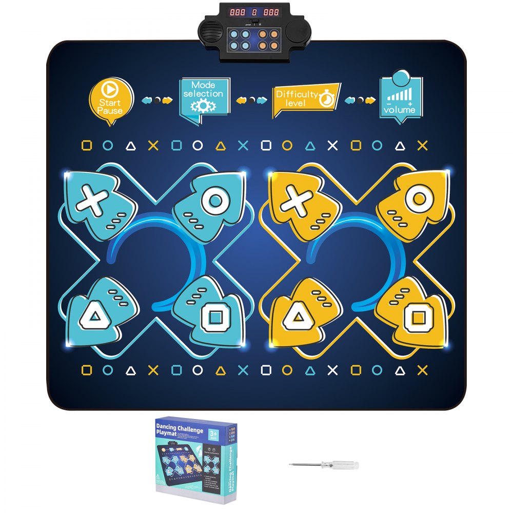 YQ3324 - Portable Kids Dance Mat with 8 Songs & 2 Player Modes