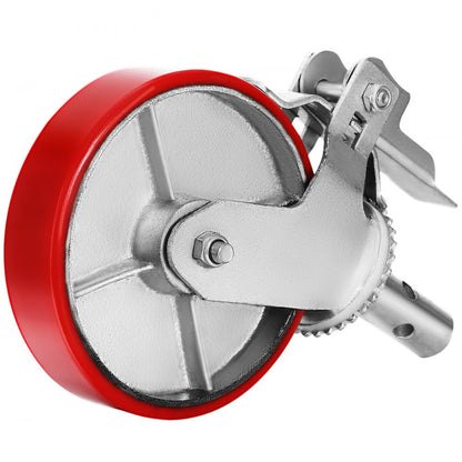 010252244362 - Heavy Duty 8" Scaffolding Casters for 4400 lbs Capacity