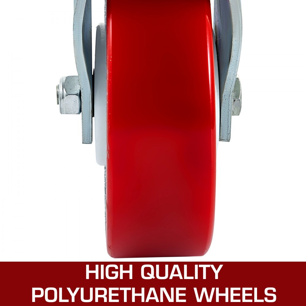 010311565288 - Heavy-Duty Scaffolding Wheels Set, 3200 lbs Capacity, 360° Rotation