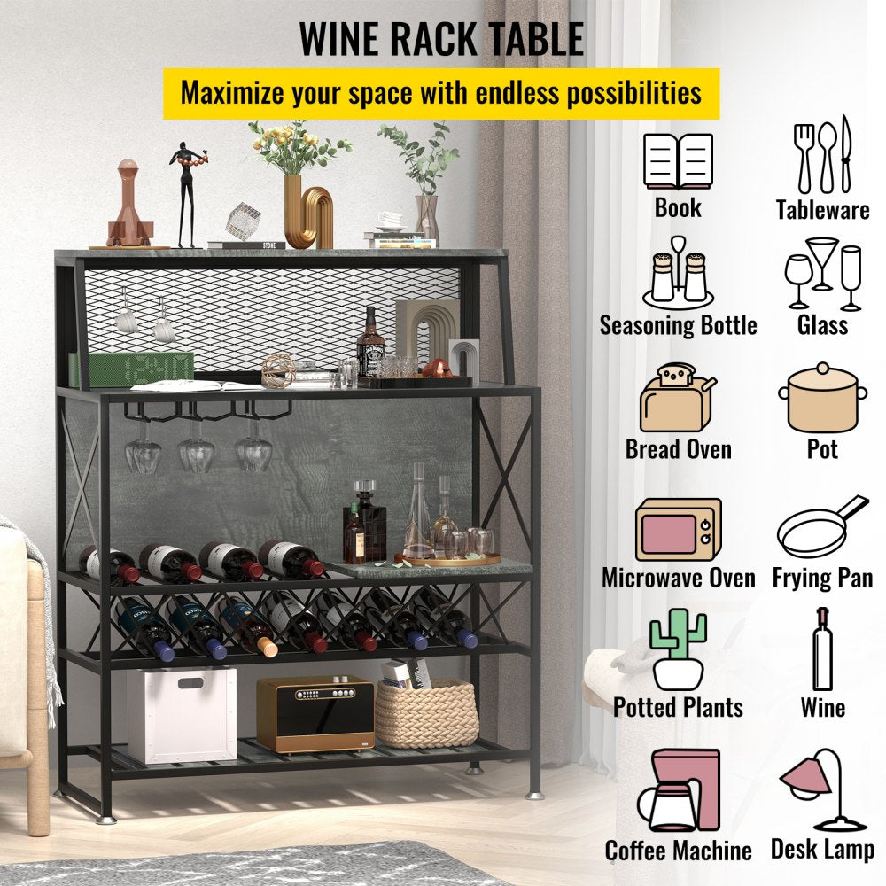 J-02 - Industrial Wine Rack for 12 Bottles with Adjustable Feet