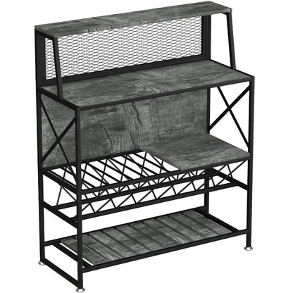 J-02 - Industrial Wine Rack for 12 Bottles with Adjustable Feet