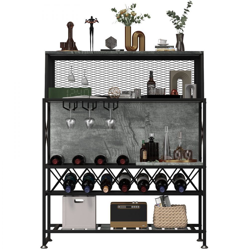 J-02 - Industrial Wine Rack for 12 Bottles with Adjustable Feet