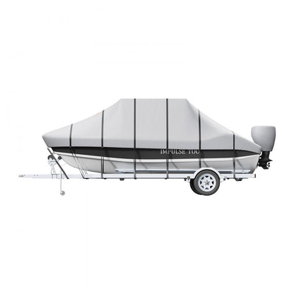 SXYFQCZ20-22 - Heavy-Duty Waterproof Boat Cover for 20'-22' Trailerable Boats