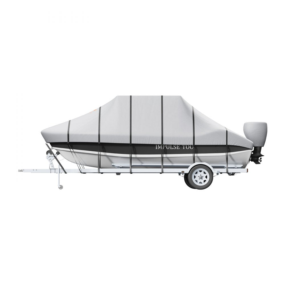 SXYT-TOPCZ24-26 - Durable 600D Waterproof T-Top Boat Cover for 24'-26' Boats