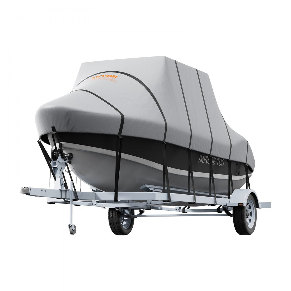 SXYT-TOPCZ24-26 - Durable 600D Waterproof T-Top Boat Cover for 24'-26' Boats