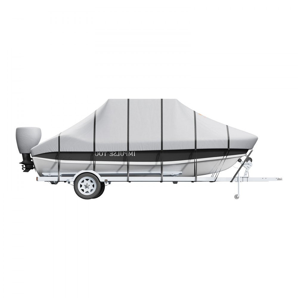 SXYT-TOPCZ24-26 - Durable 600D Waterproof T-Top Boat Cover for 24'-26' Boats