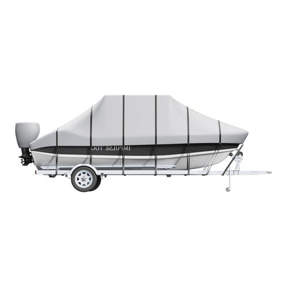 SXYT-TOPCZ24-26 - Durable 600D Waterproof T-Top Boat Cover for 24'-26' Boats