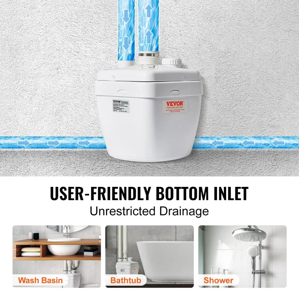 FLO500-RD - Automatic 1/3 HP Sink Pump with 18ft Head for Efficient Drainage