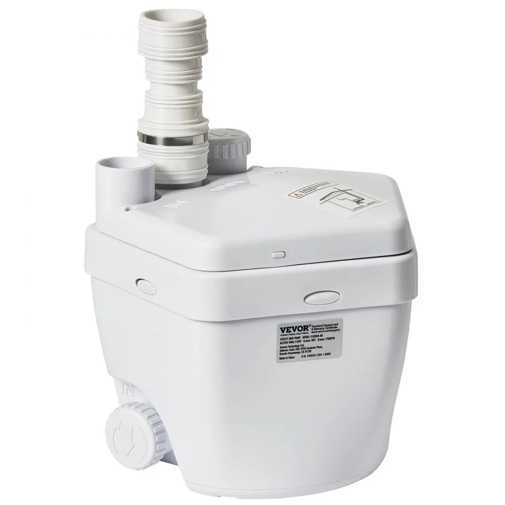 FLO500-RD - Automatic 1/3 HP Sink Pump with 18ft Head for Efficient Drainage