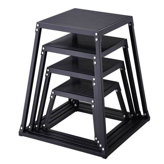 SS-B-12-18-24-30 - VEVOR Stable Plyometric Jump Box Set for Home Gym