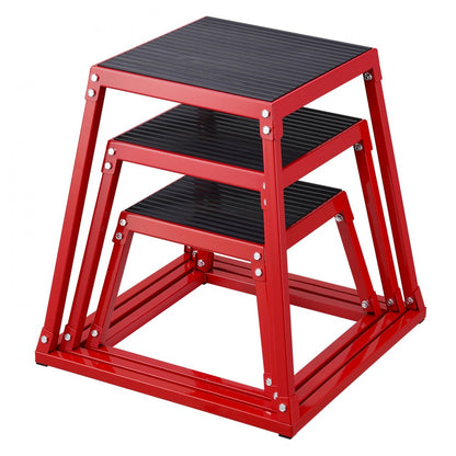SS-R-12-18-24 - Durable Plyometric Jump Box Set for Home Gym Training
