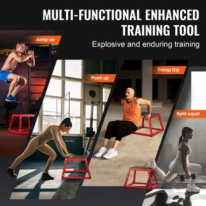 SS-R-12 - Durable 12" Plyometric Jump Box for Safe Training Sessions
