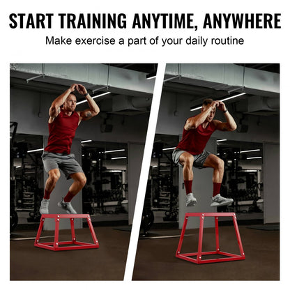 SS-R-12 - Durable 12" Plyometric Jump Box for Safe Training Sessions