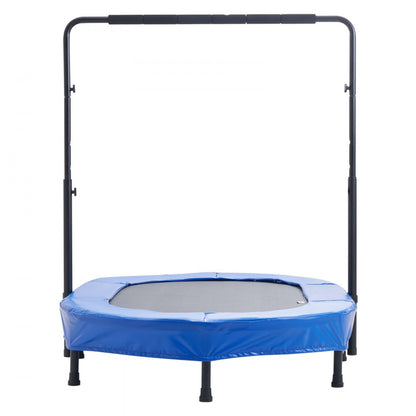 TX-B6399-36in - Foldable 56" Mini Trampoline for Kids with Adjustable Handle