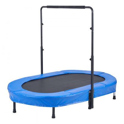 TX-B6399-36in - Foldable 56" Mini Trampoline for Kids with Adjustable Handle