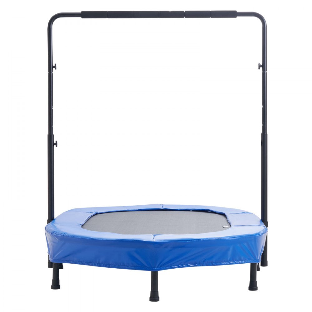 TX-B6399-36in - Foldable 56" Mini Trampoline for Kids with Adjustable Handle