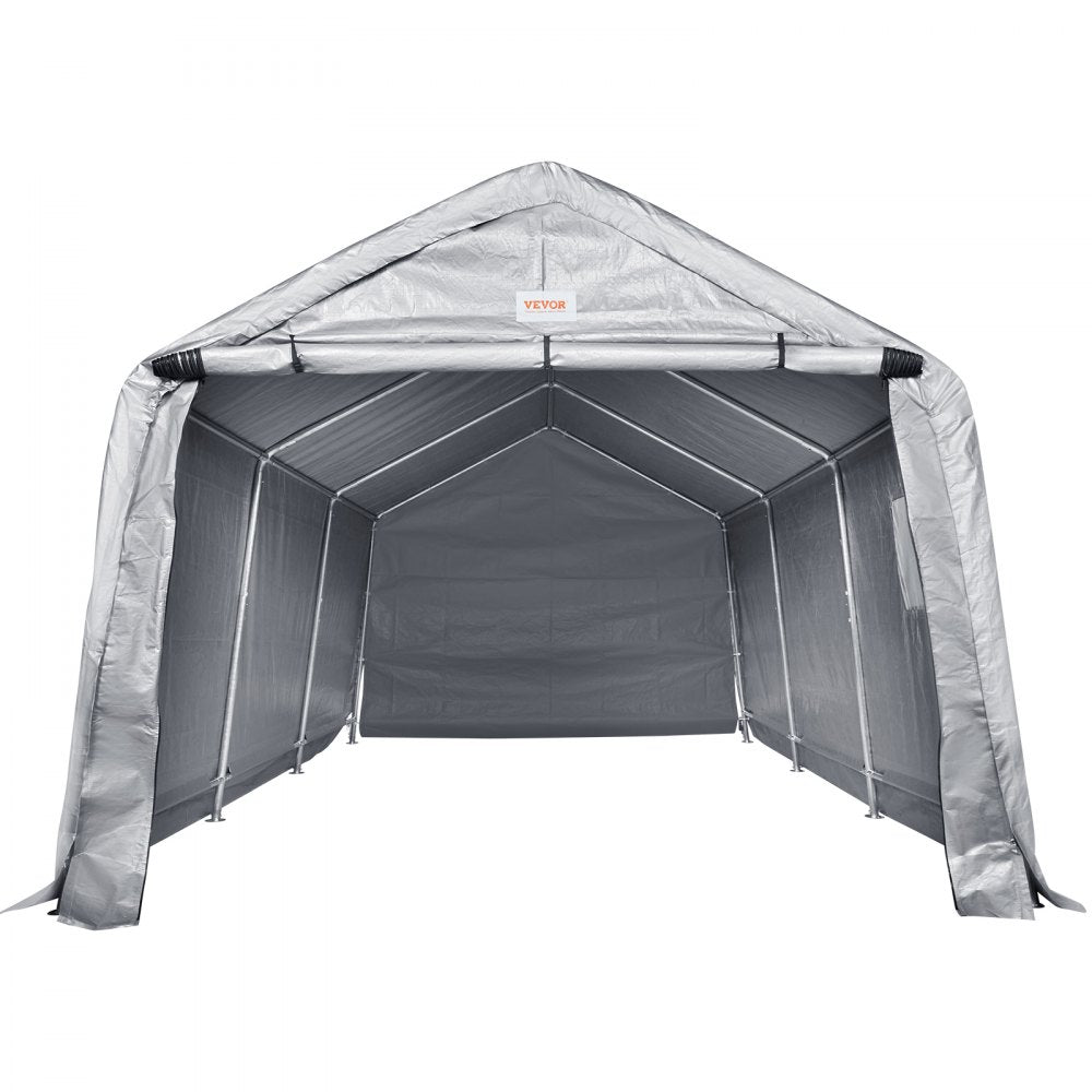 010185772515 - 10x15ft Weather-Resistant Portable Shelter for Vehicles & Tools