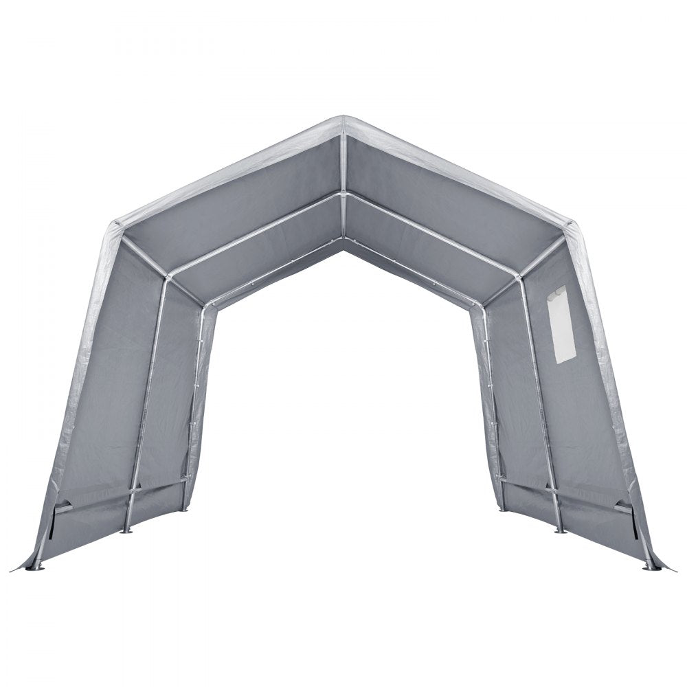 010916804328 - Heavy-Duty 7x12 ft Portable Shed with Galvanized Steel Frame