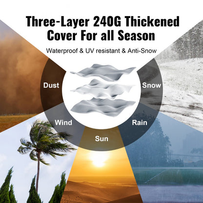 010964422963 - 8x14 ft Outdoor Storage Shed with Heavy-Duty Steel Frame