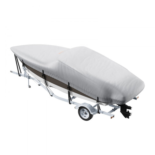 SXYTYCZ16-18 - Durable 600D Waterproof Boat Cover for 16-18.5' V-Hull & Tri-Hull