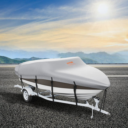 SXYTYCZ23-24 - 23-24' Waterproof Heavy-Duty Boat Cover for Year-Round Protection