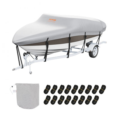 SXYTYCZ23-24 - 23-24' Waterproof Heavy-Duty Boat Cover for Year-Round Protection