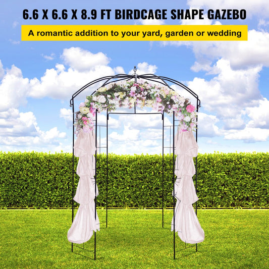 TYGM-7844 - 9ft Steel Birdcage Arbor for Climbing Plants
