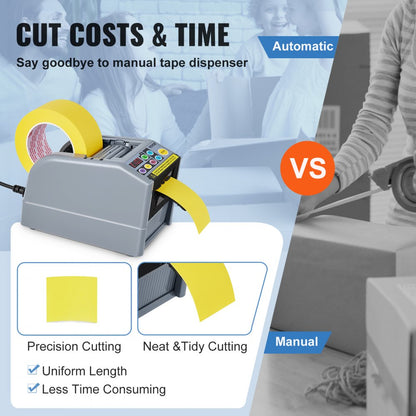 AT-60 - VEVOR Dual Tape Dispenser with 2.36" Width & Auto Mode