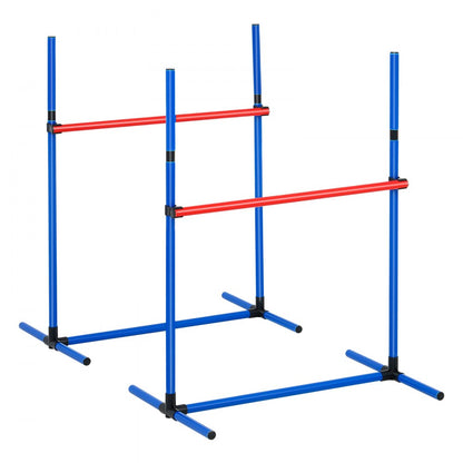 HC-ZAG02 - Stable Dog Agility Kit with Adjustable Hurdles and Jump Ring