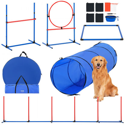 HC-ZAG08 - Upgraded Dog Agility Training Set for Hurdles and Jumps