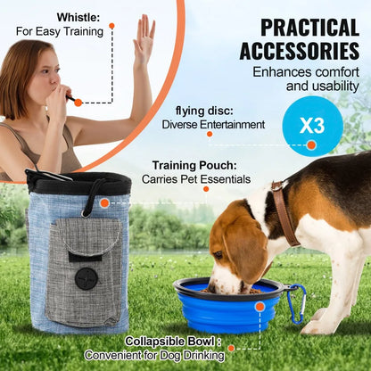 HC-ZAG07 - Upgraded Dog Agility Kit with Hurdles and Tunnels