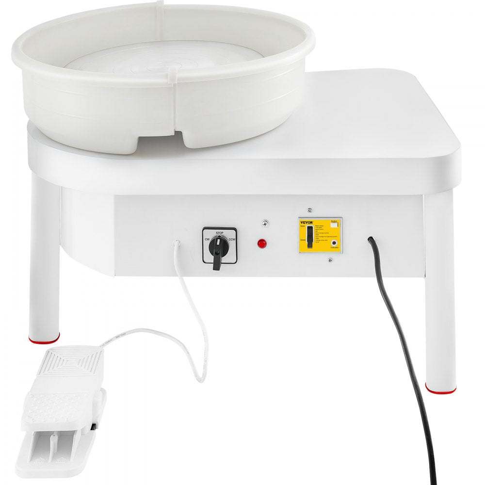 010239740649 - 36cm VEVOR Pottery Wheel with Foot Pedal & Low Noise