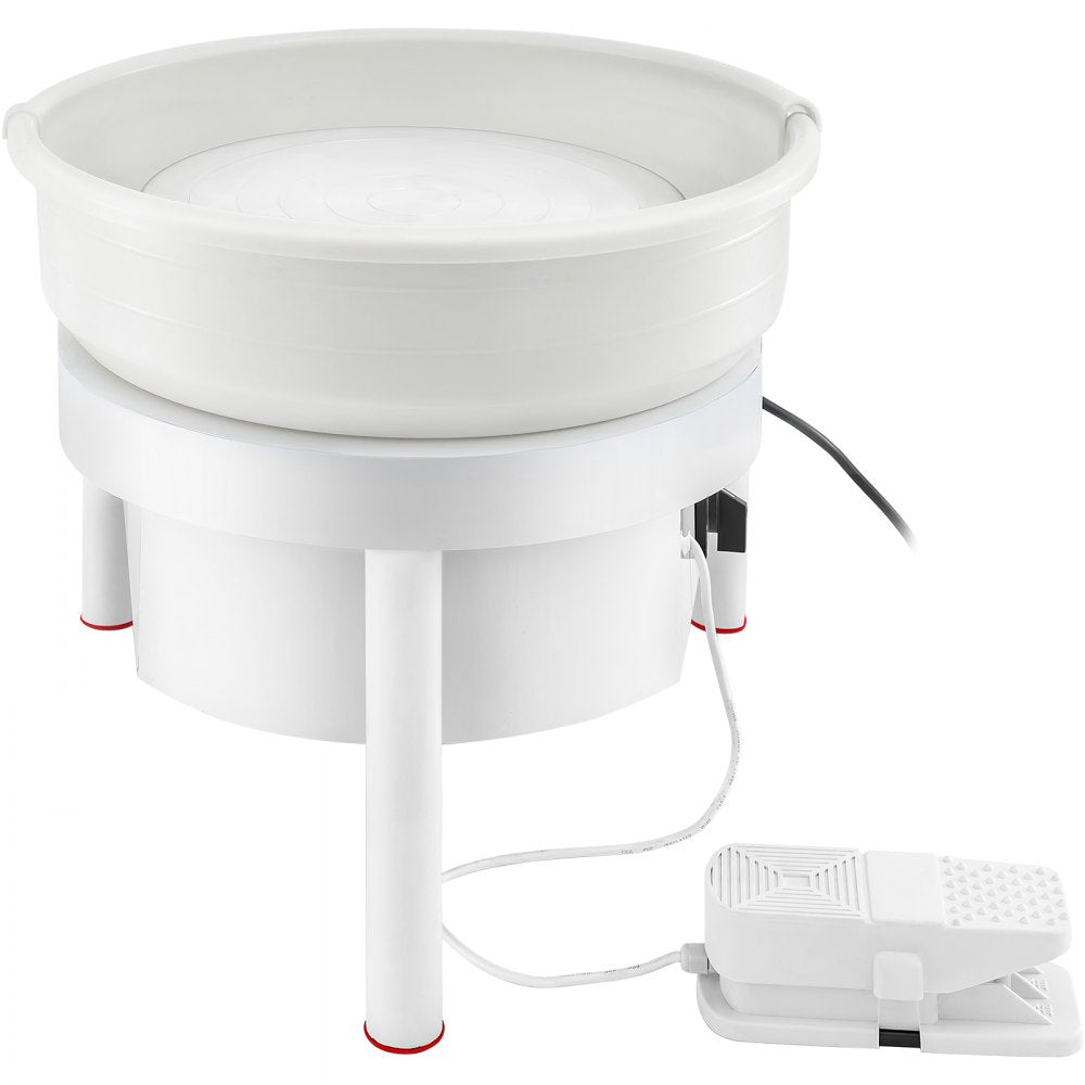 010239740649 - 36cm VEVOR Pottery Wheel with Foot Pedal & Low Noise