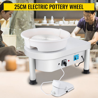 25cm Pottery Wheel - Compact Electric Wheel for Educational Use