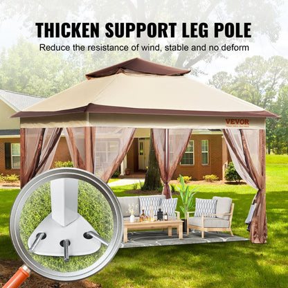 AF101 - 11x11 ft VEVOR Patio Gazebo with Mosquito Netting