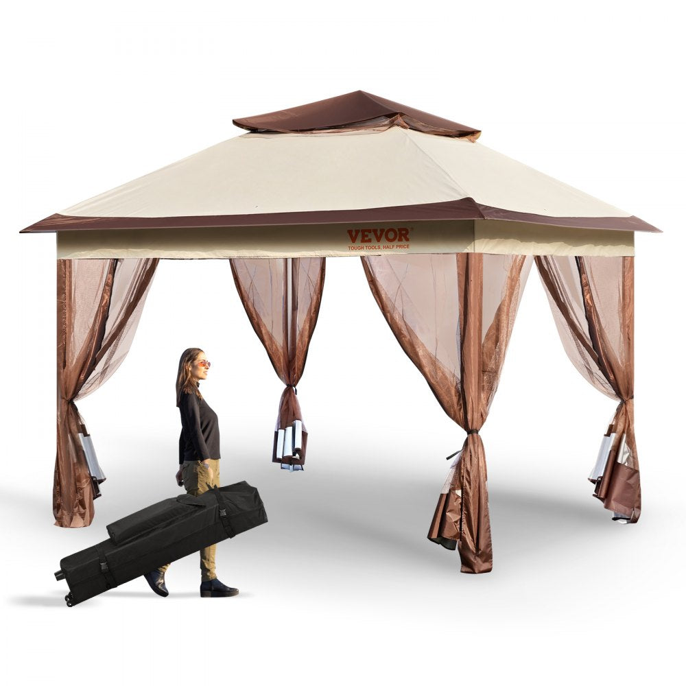AF101 - 11x11 ft VEVOR Patio Gazebo with Mosquito Netting