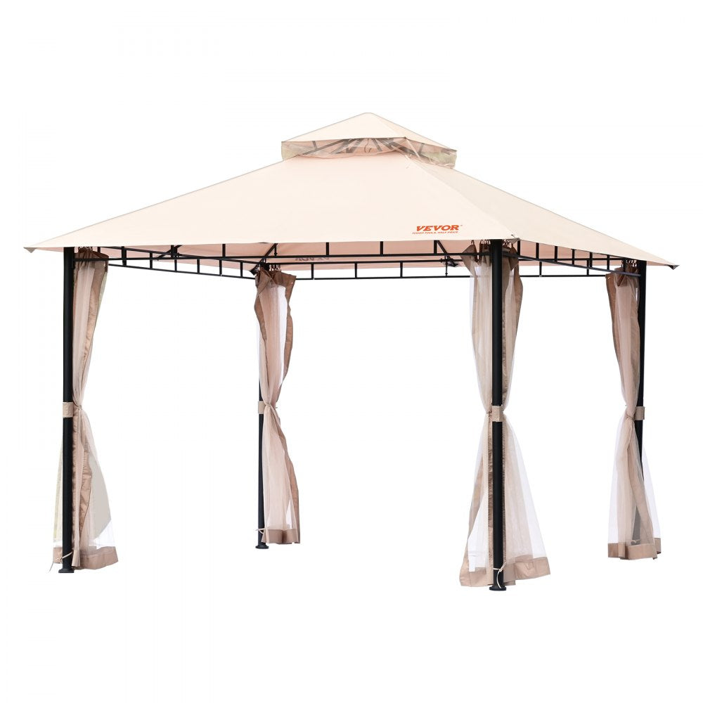KD-TY013 - 10x10 FT Durable VEVOR Patio Gazebo with Mosquito Netting