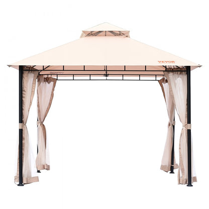 KD-TY013 - 10x10 FT Durable VEVOR Patio Gazebo with Mosquito Netting