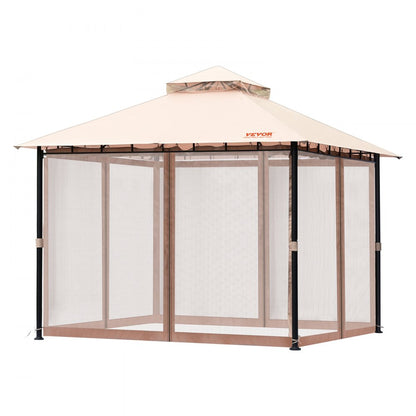KD-TY013 - 10x10 FT Durable VEVOR Patio Gazebo with Mosquito Netting