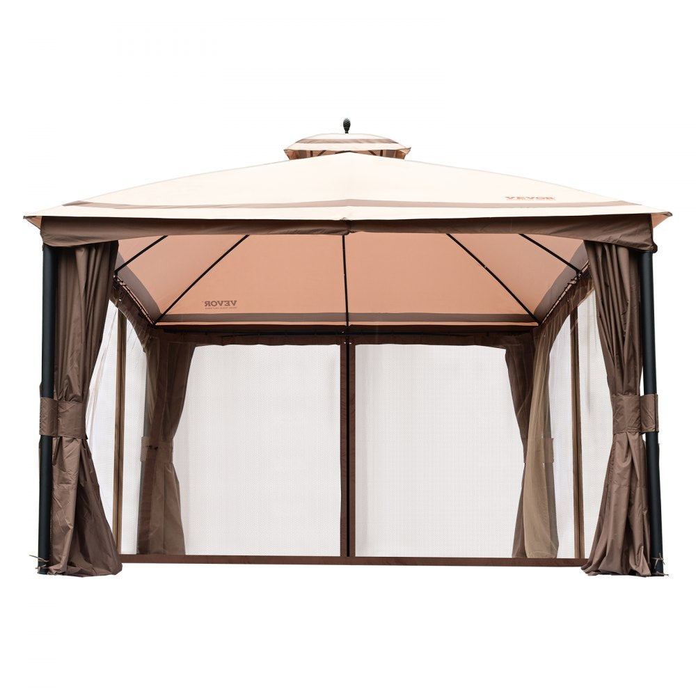 KD-TY007-1 - 10x13 FT VEVOR Patio Gazebo for 10-12 People, UPF 50+