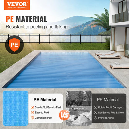 300-36*18 - Durable 36 x 18 ft VEVOR Solar Pool Cover for Year-Round Use