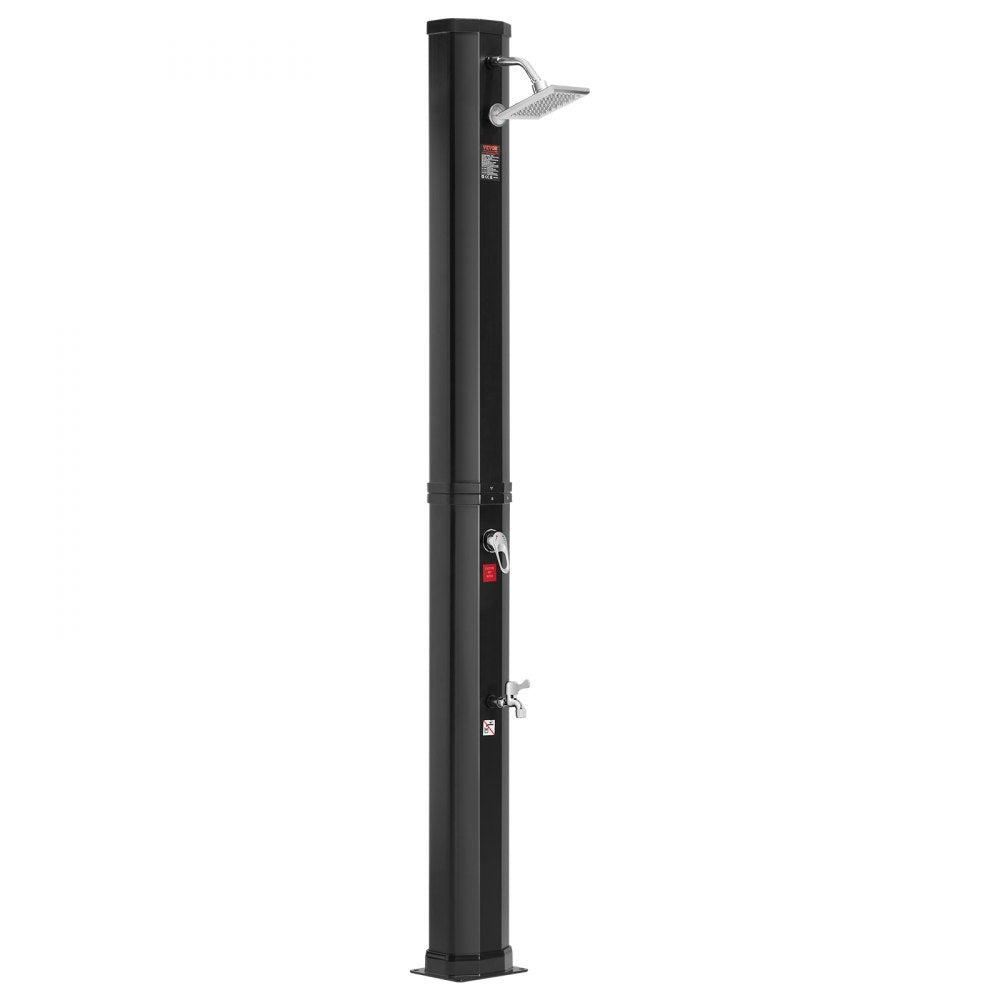 LY35L08 - 9.2-Gallon Solar Heated Outdoor Shower for Easy Installation