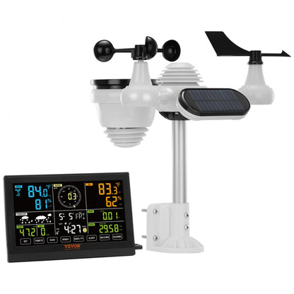 YT60231 - 7-in-1 Waterproof Weather Station with 7.5" Display