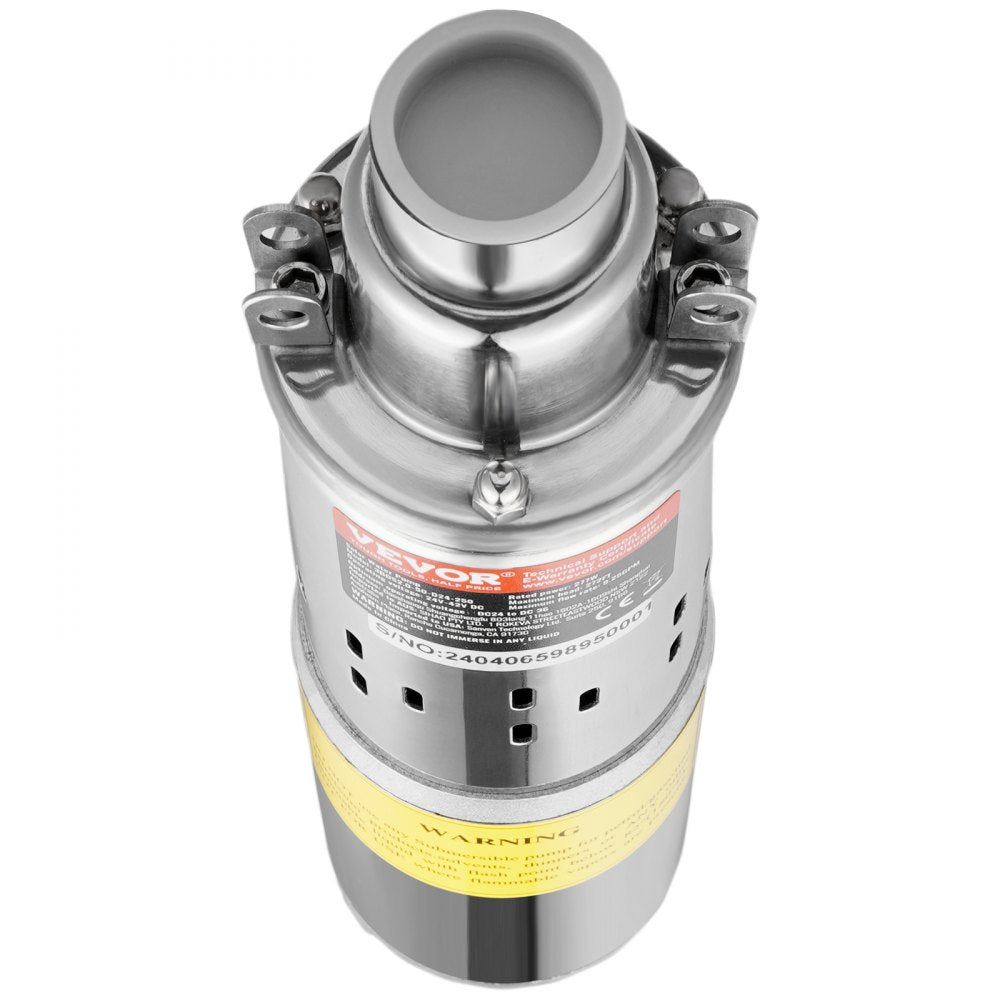 3BDS2.0-50-D24-250 - Durable 24V Solar Water Pump for Deep Wells, 9.25 GPM