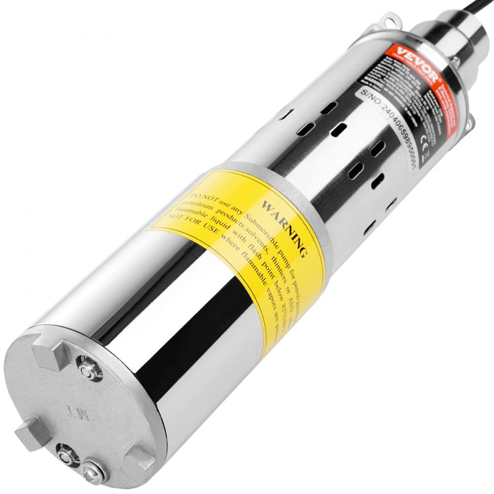 3BDS2.0-50-D24-250 - Durable 24V Solar Water Pump for Deep Wells, 9.25 GPM