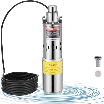 3BDPC3.0-50-D48-400 - VEVOR Efficient Solar Water Pump for Irrigation, 8.4 GPM