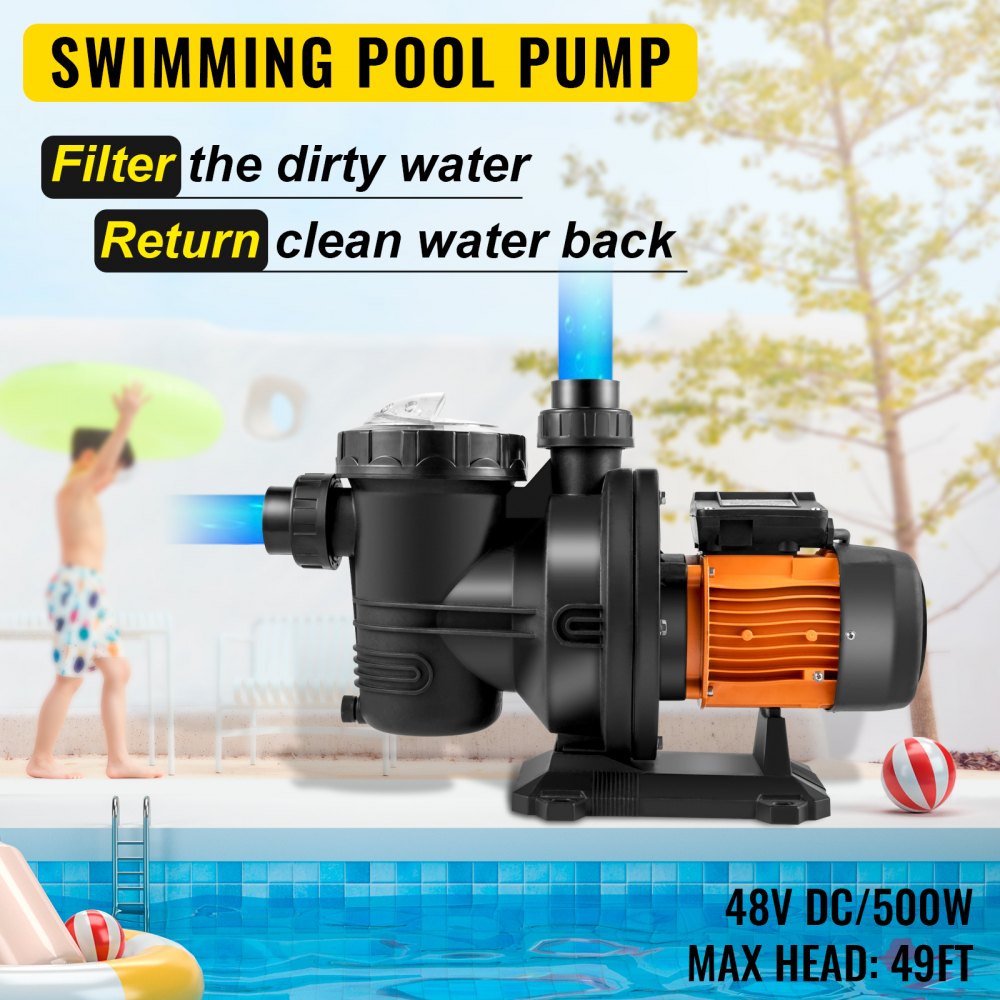 JP17-15/500 - Durable Thermoplastic Pool Pump for In-Ground & Above-Ground Pools