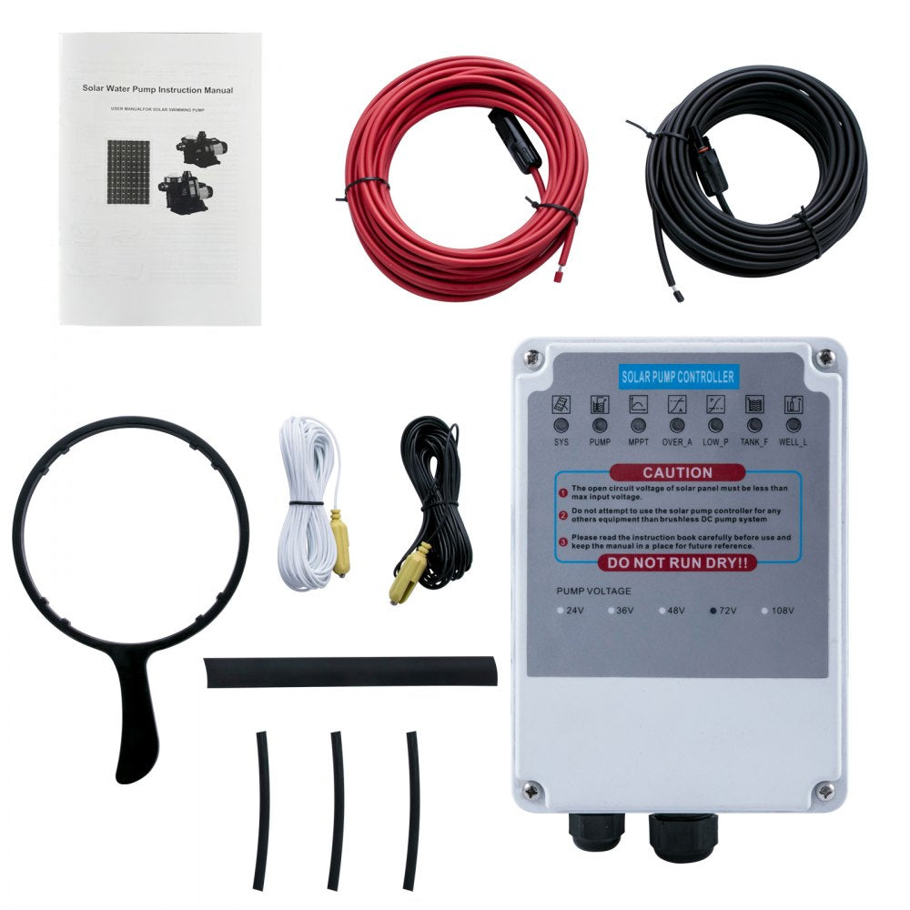 JP21-19 / 900 - Durable Solar Pool Pump, 62FT, 900W, Quiet Operation