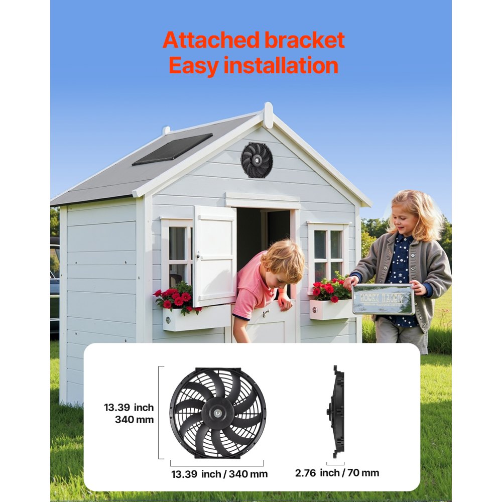 JBSF-320 - 1300 CFM Attic Ventilation Fan for Spaces up to 1850 sq. ft.